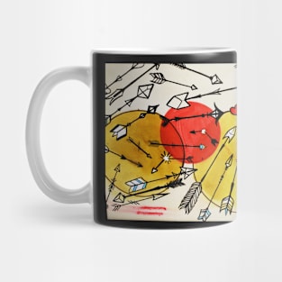 many arrows tattoo flash Mug